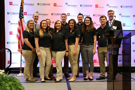 Farm Credit Scholars at the 2018 TN Ag Leadership Forum