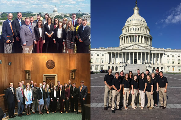 Collage of Farm Credit Scholars in Washington DC for Primer on Ag Policy