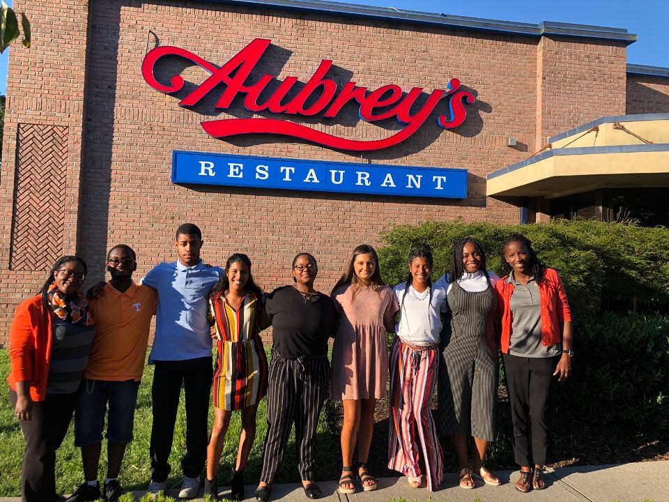 Herbert College Connections at a local restaurant.