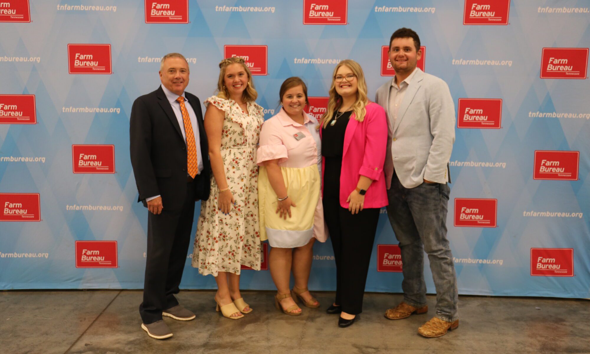 Three Herbert students, Callie Robinson, Tate Kerns, and Delaney Turner, at the Tennessee Farm Bureau Collegiate Discussion Meet.